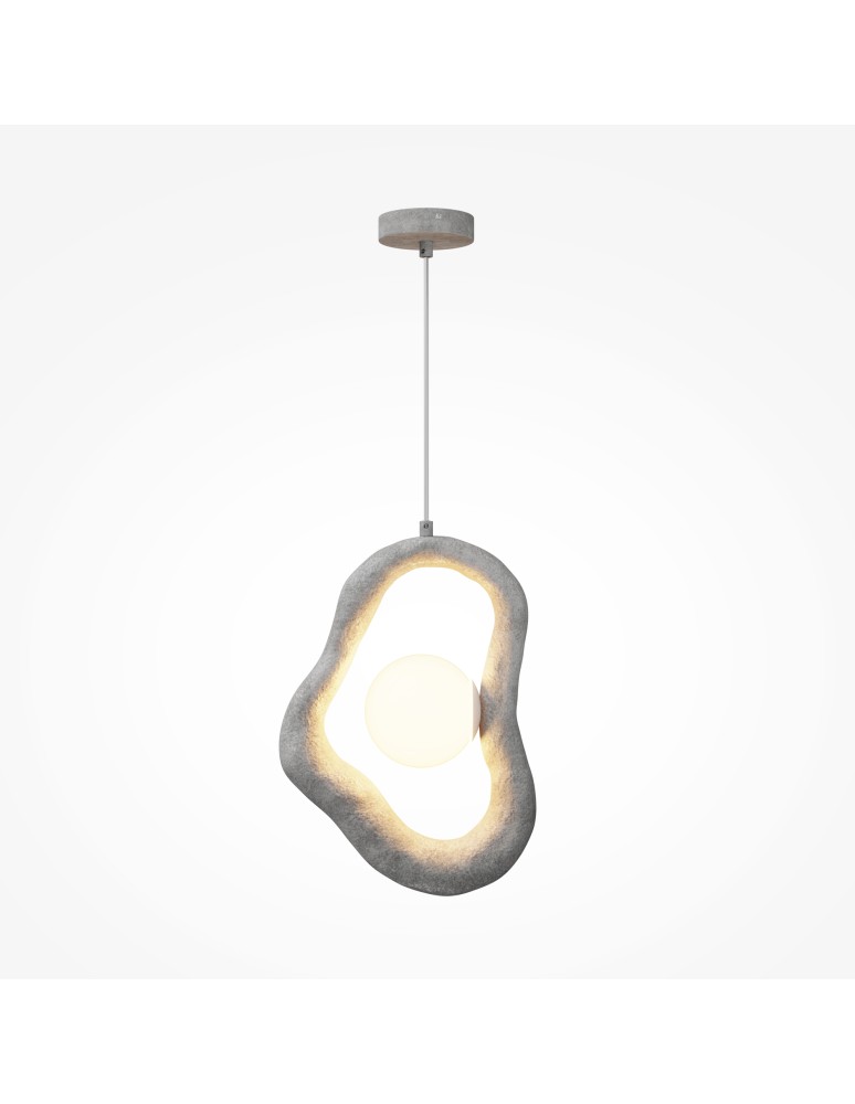 Single pendant lamps - Maytoni Opus Pendant Lamp 1xG9 Gray MOD380PL-01GR - product kolory-swiatla.pl 4