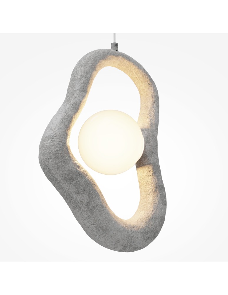 Single pendant lamps - Maytoni Opus Pendant Lamp 1xG9 Gray MOD380PL-01GR - product kolory-swiatla.pl 5