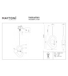 Single pendant lamps - Maytoni Opus Pendant Lamp 1xG9 Gray MOD380PL-01GR - product 6