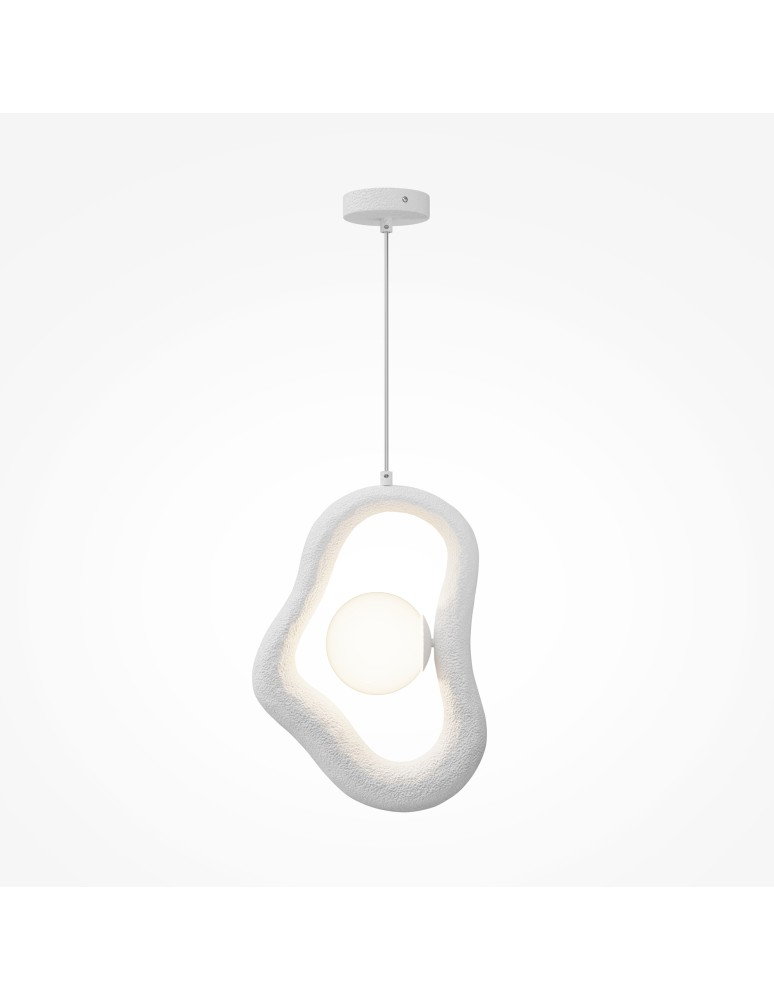 Single pendant lamps - Maytoni Opus Pendant Lamp 1xG9 White MOD380PL-01W - product kolory-swiatla.pl 5