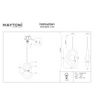 Single pendant lamps - Maytoni Opus Pendant Lamp 1xG9 White MOD380PL-01W - product 7