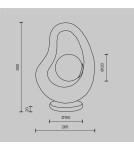 Table lamps - Maytoni Opus Table Lamp 1xG9 White MOD380TL-01W - product 2