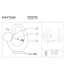 Table lamps - Maytoni Opus Table Lamp 1xG9 White MOD380TL-01W - product 7