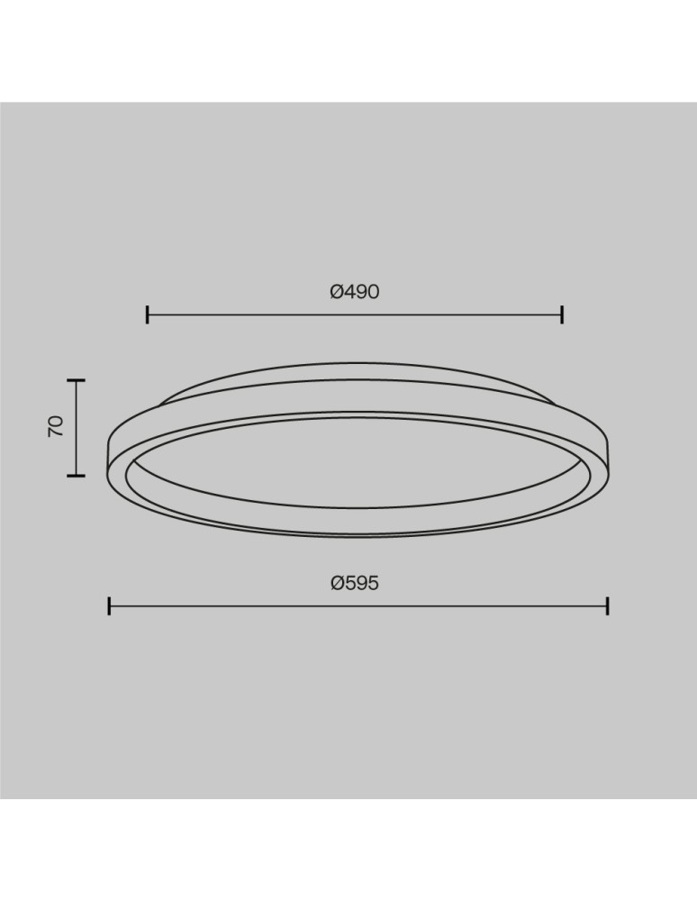 Maytoni Orign Lampa sufitowa LED 450lm 3000K Czarny MOD311CL-L40B3K
