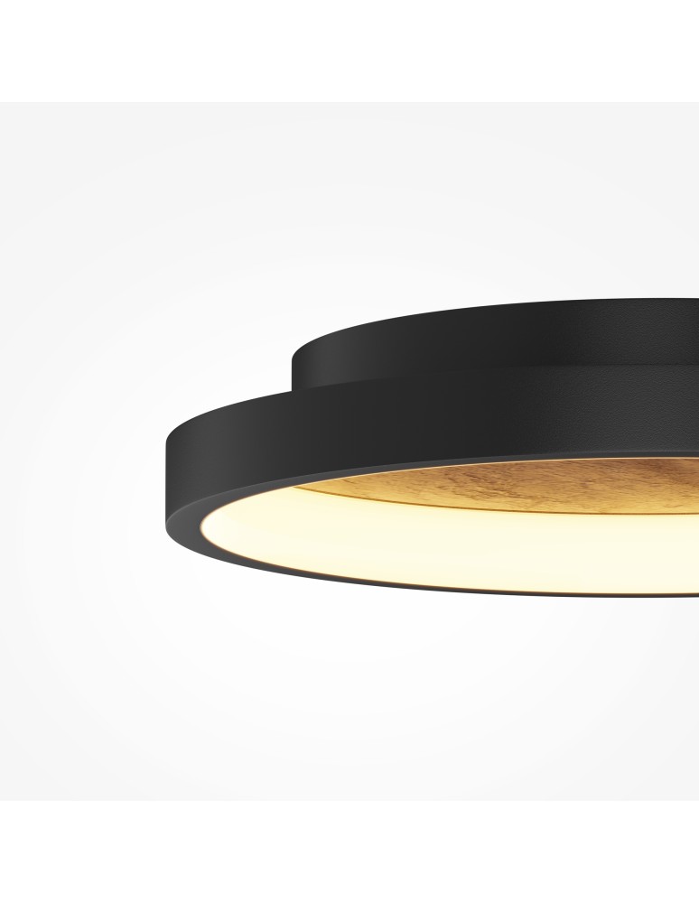 LED ceiling lamps - Maytoni Orign LED ceiling lamp 450lm 3000K Black MOD311CL-L40B3K. - product kolory-swiatla.pl 4