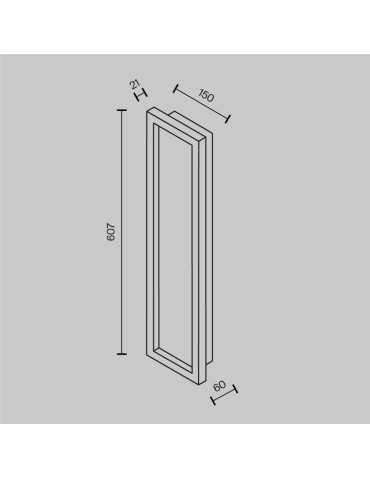 Maytoni Orign LED wall lamp 800lm 3000K Black MOD311WL-L55B3K. - product 2