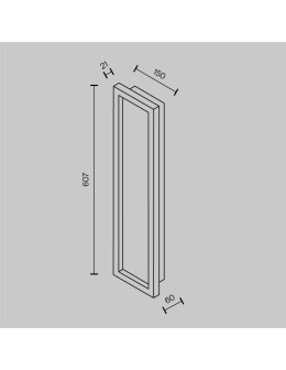 Maytoni Orign Lampa ścienna LED 800lm 3000K Czarny MOD311WL-L55B3K - produkt 2