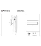 Designer wall lamps - Maytoni Orign LED wall lamp 800lm 3000K Black MOD311WL-L55B3K. - product 8