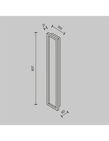 Maytoni Orign LED wall lamp 1000lm 3000K Black MOD311WL-L70B3K. - product 2