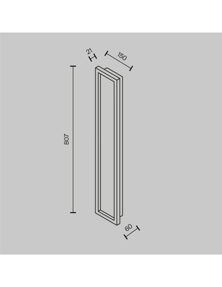 Designer wall lamps - Maytoni Orign LED wall lamp 1000lm 3000K Black MOD311WL-L70B3K. - product kolory-swiatla.pl 2