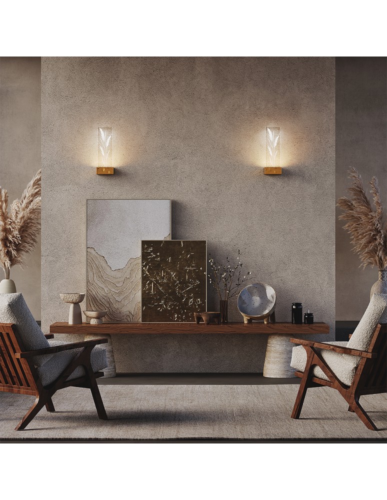 Designer wall lamps - Maytoni Ornate LED wall lamp 50lm 3000K Brass MOD318WL-L3BS3K. - product kolory-swiatla.pl 3