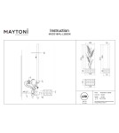 Designer wall lamps - Maytoni Ornate LED wall lamp 50lm 3000K Brass MOD318WL-L3BS3K. - product 8