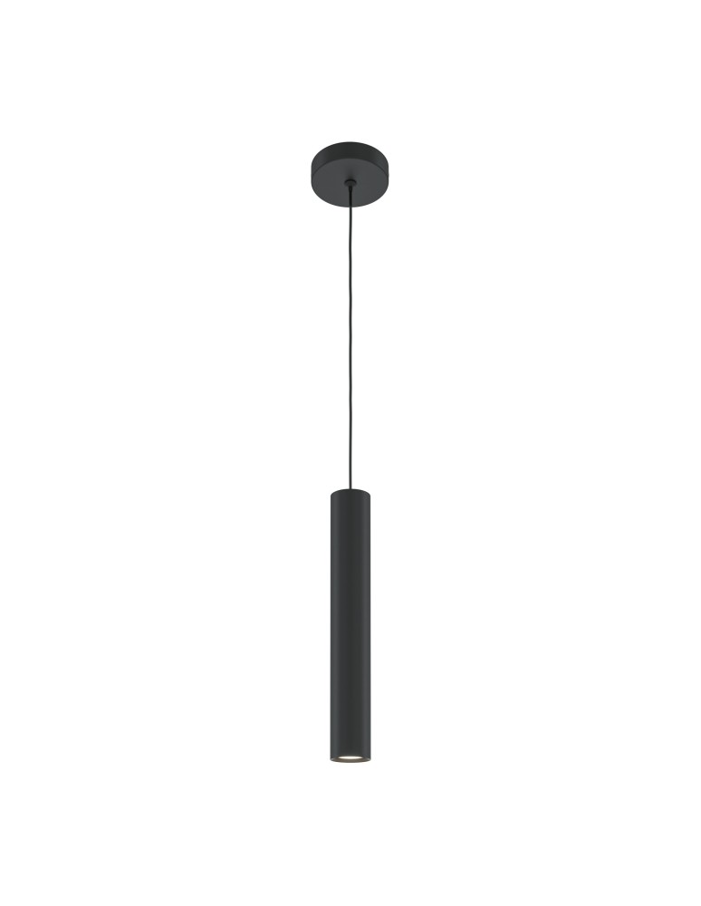 Pendant tube lamps - Maytoni Pro Focus Pendant Lamp 1xGU10 Black MOD161PL-01B1 - product kolory-swiatla.pl 1