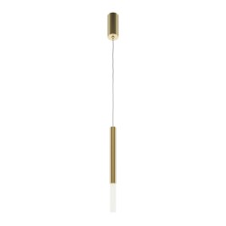 Maytoni Pro Shade Lampa wisząca Rurka LED 6W 500lm 4000K Złoty MOD157PL-L6G4K1