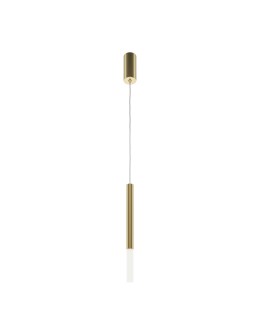 Maytoni Pro Shade LED Tube Pendant Lamp 6W 500lm 4000K Gold MOD157PL-L6G4K1