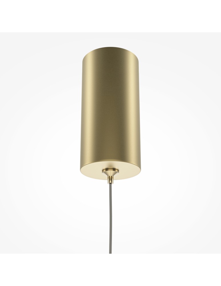 Pendant tube lamps - Maytoni Pro Shade LED Tube Pendant Lamp 6W 500lm 4000K Gold MOD157PL-L6G4K1 - product kolory-swiatla.pl 3