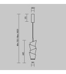 Pendant lamps - Maytoni Seoul LED pendant lamp 2000lm 3000K White MOD374PL-L28W3K. - product 3