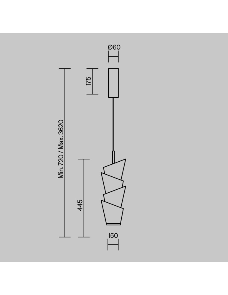 Pendant lamps - Maytoni Seoul LED pendant lamp 2000lm 3000K White MOD374PL-L28W3K. - product kolory-swiatla.pl 3