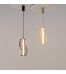 Single pendant lamps - Maytoni Shadows of the past LED pendant lamp 1200lm 3000K Black MOD263PL-L20B3K. - product 4