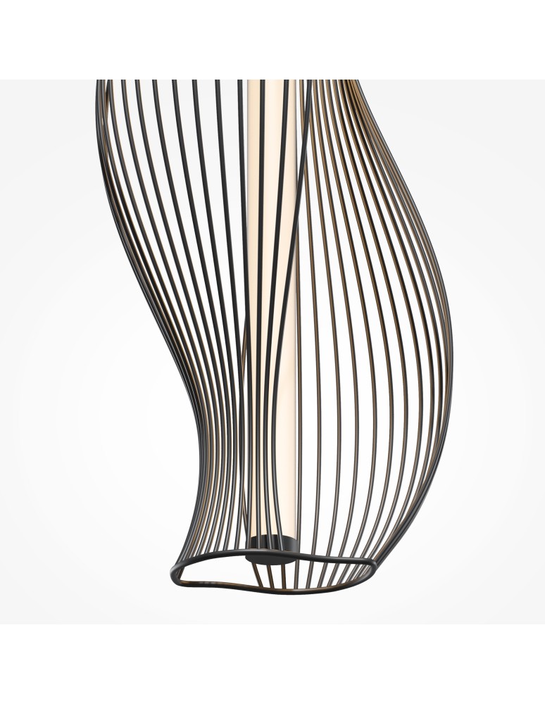 Single pendant lamps - Maytoni Shadows of the past LED pendant lamp 1200lm 3000K Black MOD263PL-L20B3K. - product kolory-swiatla.pl 10