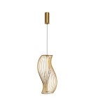 Single pendant lamps - Maytoni Shadows of the past LED pendant lamp 1400lm 3000K Brass MOD263PL-L20BS3K. - product 1
