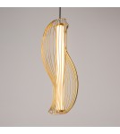 Single pendant lamps - Maytoni Shadows of the past LED pendant lamp 1400lm 3000K Brass MOD263PL-L20BS3K. - product 10