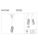 Single pendant lamps - Maytoni Shadows of the past LED pendant lamp 1400lm 3000K Brass MOD263PL-L20BS3K. - product 13