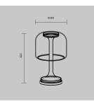 Table lamps - Maytoni Spirito LED table lamp 820lm 3000K Black MOD286TL-L18B3K. - product 2