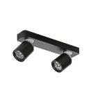 Lampy sufitowe reflektory - Azzardo TOMI 2 BLACK 2xGU10 Reflektor Sufitowy Czarny AZ0678 - produkt 1