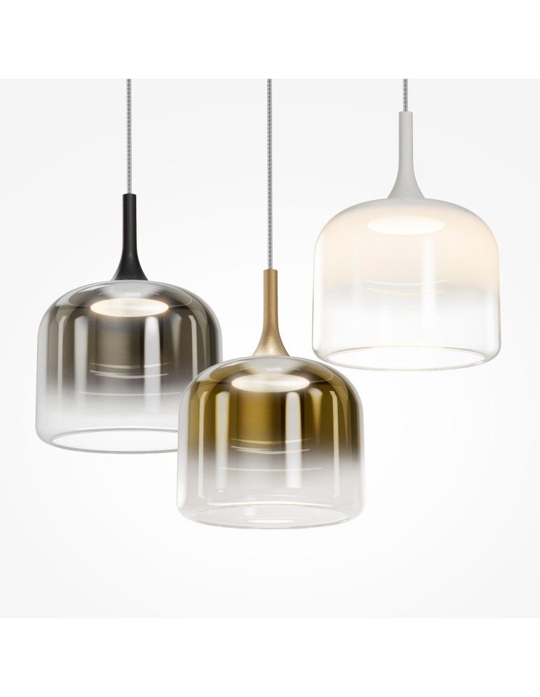 Single pendant lamps - Maytoni Spirito LED pendant lamp 1600lm 3000K Black MOD286PL-L18B3K - product kolory-swiatla.pl 7