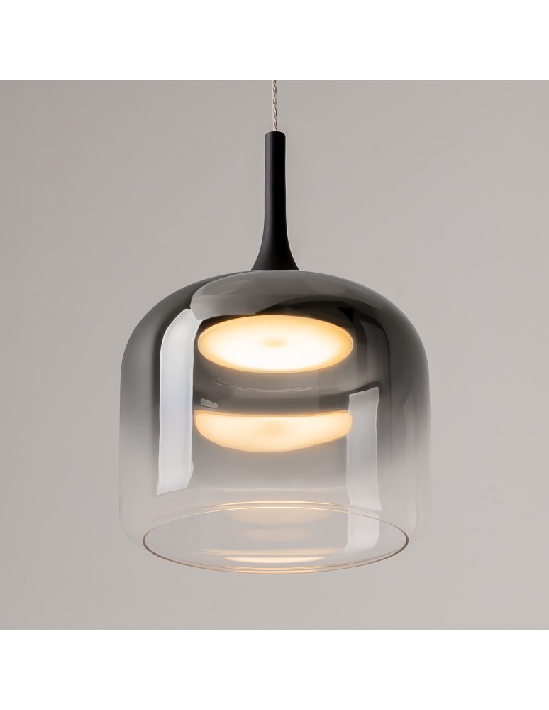 Single pendant lamps - Maytoni Spirito LED pendant lamp 1600lm 3000K Black MOD286PL-L18B3K - product kolory-swiatla.pl 11