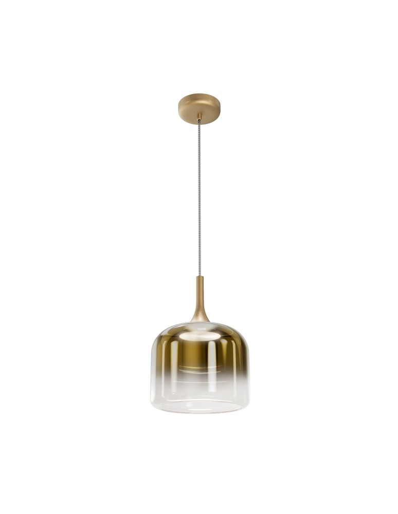 Single pendant lamps - Maytoni Spirito LED pendant lamp 1600lm 3000K Gold MOD286PL-L18G3K. - product kolory-swiatla.pl 1
