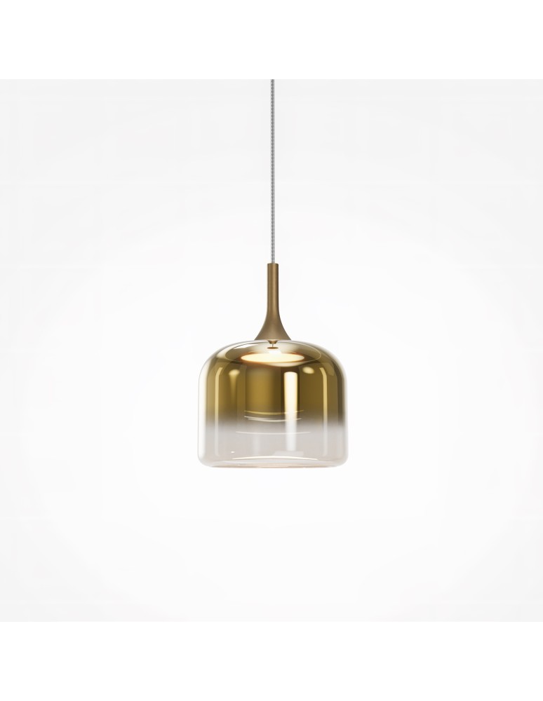 Single pendant lamps - Maytoni Spirito LED pendant lamp 1600lm 3000K Gold MOD286PL-L18G3K. - product kolory-swiatla.pl 9