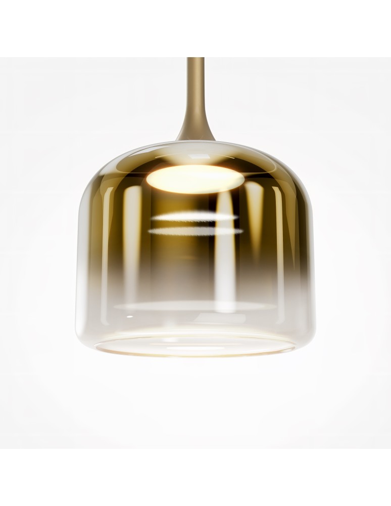 Single pendant lamps - Maytoni Spirito LED pendant lamp 1600lm 3000K Gold MOD286PL-L18G3K. - product kolory-swiatla.pl 11