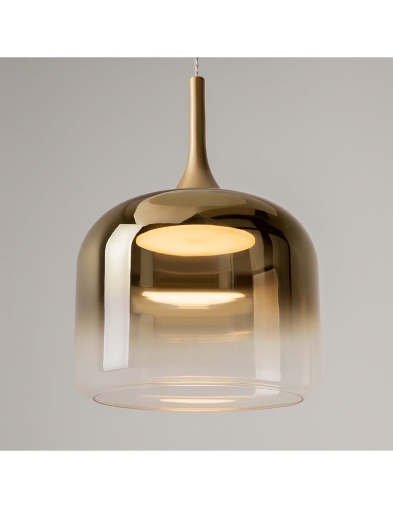 Single pendant lamps - Maytoni Spirito LED pendant lamp 1600lm 3000K Gold MOD286PL-L18G3K. - product kolory-swiatla.pl 12