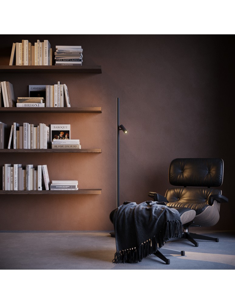 Floor lamps - Maytoni Thin LED Floor Lamp 800lm 3000K Black MOD395FL-L28B3K. - product kolory-swiatla.pl 3