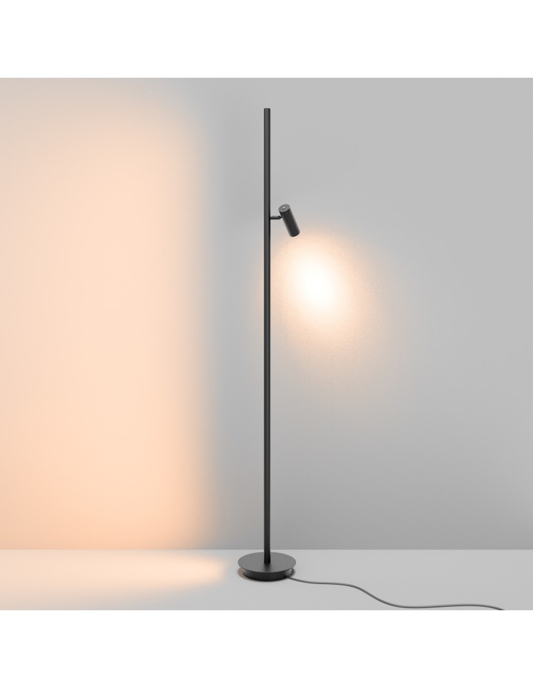 Floor lamps - Maytoni Thin LED Floor Lamp 800lm 3000K Black MOD395FL-L28B3K. - product kolory-swiatla.pl 6