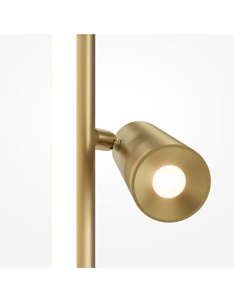 Floor lamps - Maytoni Thin LED Floor Lamp 800lm 3000K Brass MOD395FL-L28BS3K. - product kolory-swiatla.pl 6