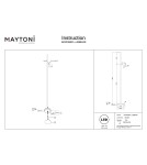 Floor lamps - Maytoni Thin LED Floor Lamp 800lm 3000K Brass MOD395FL-L28BS3K. - product 8