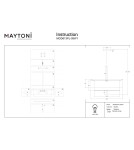 Classic pendant lamps - Maytoni Bergamo Pendant Lamp 5xE27 Black MOD613PL-05W1 - product 7