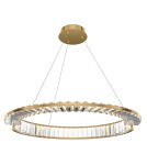 Glamour pendant lamps - Maytoni Krone LED pendant lamp 2340lm 3000K Brass P097PL-L36BS3K1. - product 1
