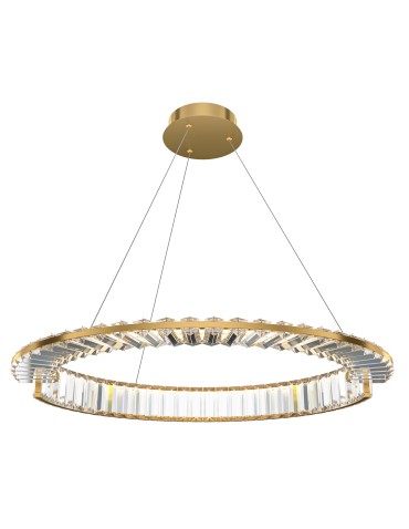 Maytoni Krone LED pendant lamp 2340lm 3000K Brass P097PL-L36BS3K1.