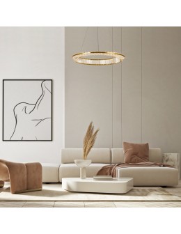 Maytoni Krone LED pendant lamp 2340lm 3000K Brass P097PL-L36BS3K1. - product 2