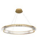 Glamour pendant lamps - Maytoni Krone LED pendant lamp 2925lm 3000K Brass P097PL-L45BS3K. - product 1