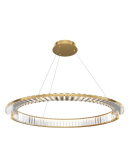 Maytoni Krone LED pendant lamp 2925lm 3000K Brass P097PL-L45BS3K.