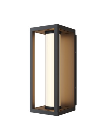 Maytoni Expo Outdoor LED Wall Lamp 650lm 3000K Black O480WL-L12B3K.
