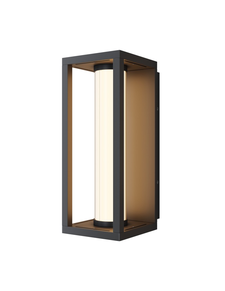 Outdoor wall lamps - Maytoni Expo Outdoor LED Wall Lamp 650lm 3000K Black O480WL-L12B3K. - product kolory-swiatla.pl 1