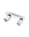 Azzardo TOMI 2 WHITE 2xGU10 Reflektor Sufitowy Biały/Szary AZ0663