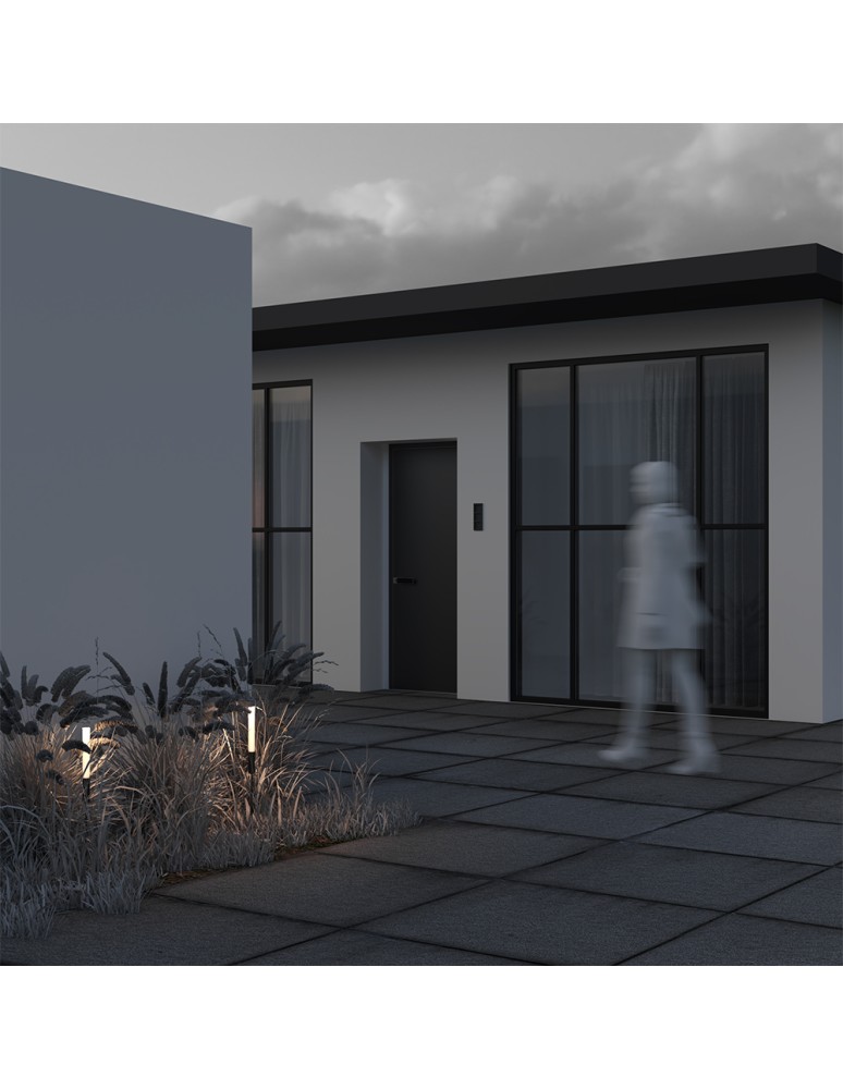 Garden lamps driven into the ground (with wedge) - Maytoni Flare Outdoor Standing with LED Wedge 250lm 3000K Graphite O487FL-L3GF3K. - product kolory-swiatla.pl 4