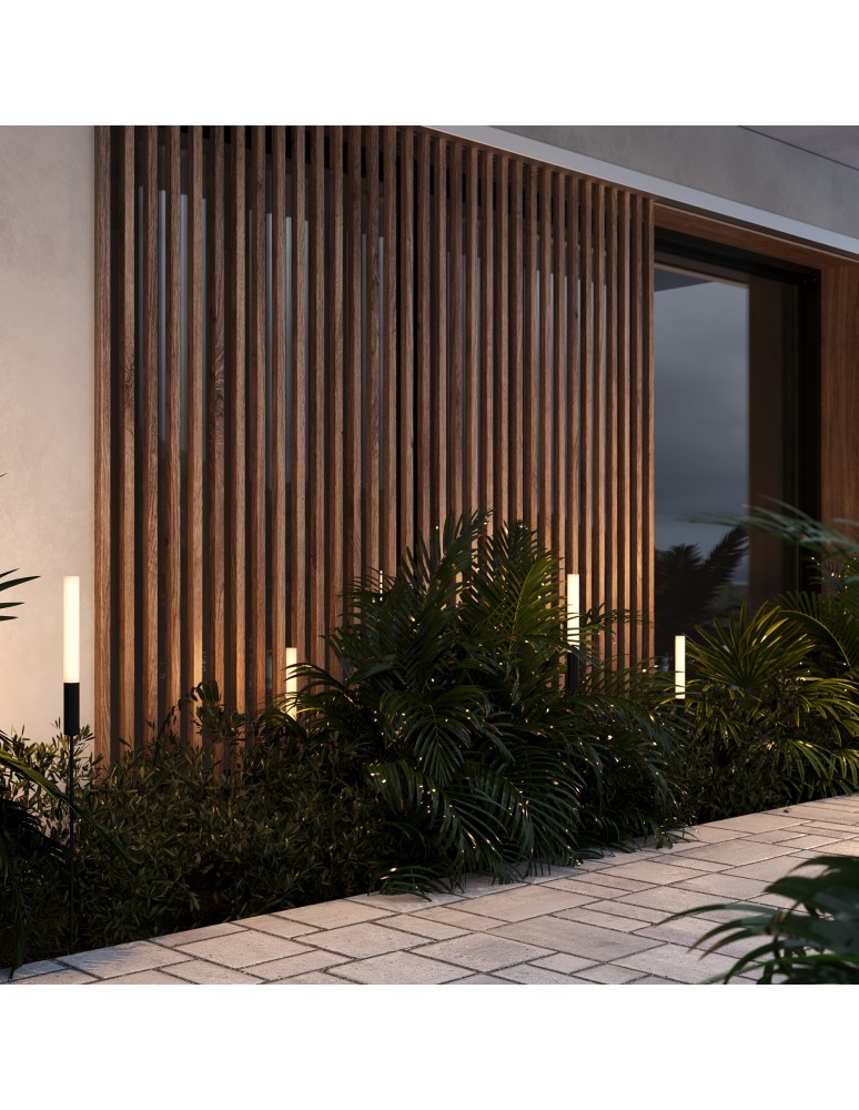 Garden lamps driven into the ground (with wedge) - Maytoni Flare Outdoor Standing with LED Wedge 250lm 3000K Graphite O487FL-L3GF3K1. - product kolory-swiatla.pl 3